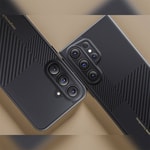 Galaxy S25 Kılıf M-safe Şarj Özellikli Karbon Fiber Benks Montage Hybrid ArmorPro Kevlar Kapak