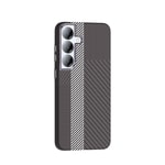 Galaxy S25 Kılıf M-safe Şarj Özellikli Karbon Fiber Görünümlü Zore Gros Kapak