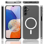 Galaxy S25 Plus Kılıf M-safe Şarj Özellikli Şeffaf Sert PC Zore Embos Kapak