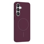 Galaxy S25 Plus Kılıf M-safe Şarj Özellikli Zore Ruby Sert Kapak