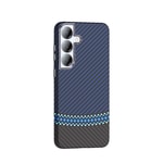 Galaxy S25 Plus Kılıf M-safe Şarj Özellikli Karbon Fiber Görünümlü Zore Gros Kapak