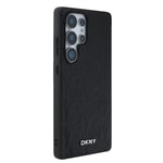 Galaxy S25 Ultra Kılıf DKNY Orjinal Lisanslı Magnetik PU Deri Grid Pattern Kapak