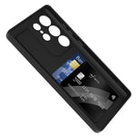 Galaxy S25 Ultra Kılıf Kamera Korumalı Kartlık Hazneli Zore Vitra Kapak