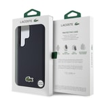 Galaxy S25 Ultra Kılıf Lacoste Orjinal Lisanslı PU Pike Desenli Arka Yüzey İkonik Timsah Dokuma Logolu Kapak