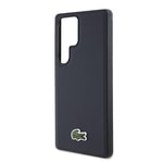 Galaxy S25 Ultra Kılıf Lacoste Orjinal Lisanslı PU Pike Desenli Arka Yüzey İkonik Timsah Dokuma Logolu Kapak