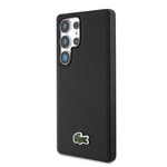 Galaxy S25 Ultra Kılıf Lacoste Orjinal Lisanslı PU Pike Desenli Arka Yüzey İkonik Timsah Dokuma Logolu Kapak