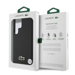 Galaxy S25 Ultra Kılıf Lacoste Orjinal Lisanslı PU Pike Desenli Arka Yüzey İkonik Timsah Dokuma Logolu Kapak