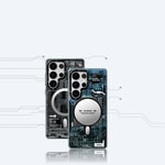 Galaxy S25 Ultra Kılıf M-safe Şarj Özellikli YoungKit Technology Serisi Kapak
