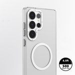 Galaxy S25 Ultra Kılıf M-safe Şarj Özellikli Şeffaf Youngkit Crystal Shield Serisi Kapak