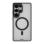 Galaxy S25 Ultra Kılıf M-safe Şarj Özellikli Cam Arka Yüzey TPU Youngkit Gemstone Serisi Kapak