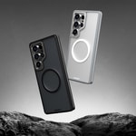 Galaxy S25 Ultra Kılıf M-safe Şarj Özellikli Youngkit Rock Sand Serisi Kapak