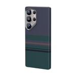 Galaxy S25 Ultra Kılıf M-safe Şarj Özellikli Karbon Fiber Tasarımlı Benks Aurora ArmorAir Kevlar Kapak