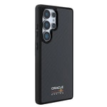 Galaxy S25 Ultra Kılıf Redbull Orjinal Lisanslı M-safe Şarj Özellikli Karbon Fiber Tasarımlı Parlayan Logolu Kapak