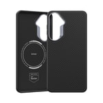 Galaxy S26 Kılıf Karbon Fiber M-safe Şarj Özellikli Benks Hybrid ArmorPro 600D Kevlar Kapak