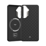 Galaxy S26 Kılıf M-Safe Şarj Özellikli Benks ArmorPro ArmorGrid Serisi Kevlar Kapak