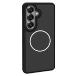Galaxy S26 Kılıf M-Safe Şarj Özellikli Metal Kamera Çerçeveli Zore Sanremo Silikon Kapak