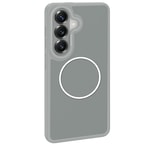 Galaxy S26 Plus Kılıf M-Safe Şarj Özellikli Metal Kamera Çerçeveli Zore Sanremo Silikon Kapak