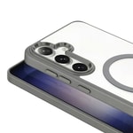 Galaxy S26 Plus Kılıf M-safe Şarj Özellikli Zore Krom M-safe Silikon Kapak