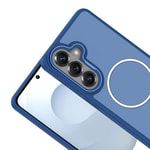 Galaxy S26 Plus Kılıf M-Safe Şarj Özellikli Metal Kamera Çerçeveli Zore Sanremo Silikon Kapak