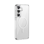 Galaxy S26 Plus Kılıf Wiwu MCC-101 iShield Pro Serisi M-safe Şarj Özellikli Crystal Sert PC Kapak