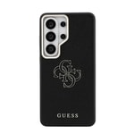 Galaxy S26 Ultra Kılıf Guess Orjinal Lisanslı Grained Yazı ve 4G Büyük Metal Logolu Kapak