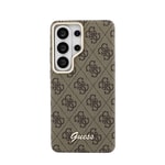 Galaxy S26 Ultra Kılıf Guess Orjinal Lisanslı M-safe Şarj Özellikli Script Yazı Logolu 4G Desenli Kapak