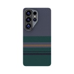 Galaxy S26 Ultra Kılıf M-safe Şarj Özellikli Karbon Fiber Tasarımlı Benks Aurora ArmorPro Kevlar Kapak