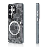 Galaxy S26 Ultra Kılıf M-safe Şarj Özellikli Youngkit 360 Derece Standlı Technology Serisi Kapak