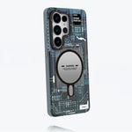 Galaxy S26 Ultra Kılıf M-safe Şarj Özellikli Youngkit 360 Derece Standlı Technology Serisi Kapak