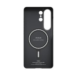 Galaxy S26 Ultra Kılıf M-safe Şarj Özellikli 600D Aramid Fiber Pitaka Ultra-Slim Classic Serisi Black-Grey Twill Kapak