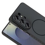 Galaxy S26 Ultra Kılıf M-safe Şarj Özellikli Zore Tea Kapak
