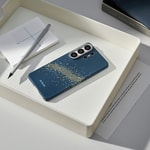 Galaxy S26 Ultra Kılıf M-safe Şarj Özellikli Aramid Fiber Pitaka Tactile Woven Starpeak Edge Serisi Milky Way Galaxy Kapak