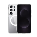 Galaxy S26 Ultra Kılıf M-safe Şarj Özellikli Transparan Sert PC Wlons Pita Kapak