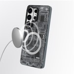 Galaxy S26 Ultra Kılıf M-safe Şarj Özellikli Youngkit 360 Derece Standlı Technology Serisi Kapak