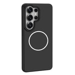 Galaxy S26 Ultra Kılıf M-Safe Şarj Özellikli Metal Kamera Çerçeveli Zore Sanremo Silikon Kapak
