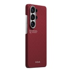Galaxy S26 Ultra Kılıf M-safe Şarj Özellikli Aramid Fiber Pitaka Harvard University Serisi Kapak