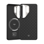 Galaxy S26 Ultra Kılıf M-Safe Şarj Özellikli Benks ArmorPro ArmorGrid Serisi Kevlar Kapak