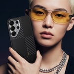 Galaxy S26 Ultra Kılıf M-safe Şarj Özellikli 600D Metal Kamera Çerçeveli Raptic Aramid Dual Serisi Kapak