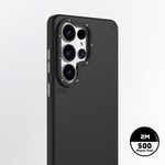 Galaxy S26 Ultra Kılıf M-safe Şarj Özellikli Basit Mat Deri Desenli Youngkit Tech Fashion Serisi Kapak