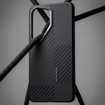 Galaxy S26 Ultra Kılıf M-safe Şarj Özellikli 600D Metal Kamera Çerçeveli Raptic Aramid Dual Serisi Kapak