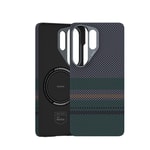 Galaxy S26 Ultra Kılıf M-safe Şarj Özellikli Karbon Fiber Tasarımlı Benks Aurora ArmorAir Kevlar Kapak