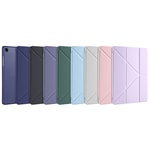 Galaxy Tab A11 Plus Kılıf Zore Tri Folding Kalem Bölmeli Standlı Kılıf