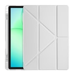 Galaxy Tab A11 Plus Kılıf Zore Tri Folding Kalem Bölmeli Standlı Kılıf
