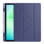 Galaxy Tab A11 Plus Kılıf Zore Tri Folding Kalem Bölmeli Standlı Kılıf