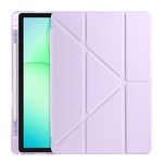 Galaxy Tab A11 Plus Kılıf Zore Tri Folding Kalem Bölmeli Standlı Kılıf