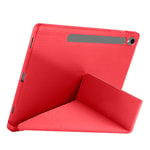 Galaxy Tab S10 FE Kılıf Zore Tri Folding Kalem Bölmeli Standlı Kılıf