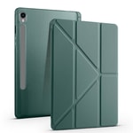 Galaxy Tab S10 FE Kılıf Zore Tri Folding Kalem Bölmeli Standlı Kılıf