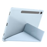 Galaxy Tab S10 FE Kılıf Zore Tri Folding Kalem Bölmeli Standlı Kılıf