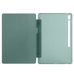 Galaxy Tab S10 FE Plus Kılıf Zore Tri Folding Kalem Bölmeli Standlı Kılıf