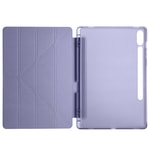 Galaxy Tab S10 Plus Kılıf Zore Tri Folding Kalem Bölmeli Standlı Kılıf